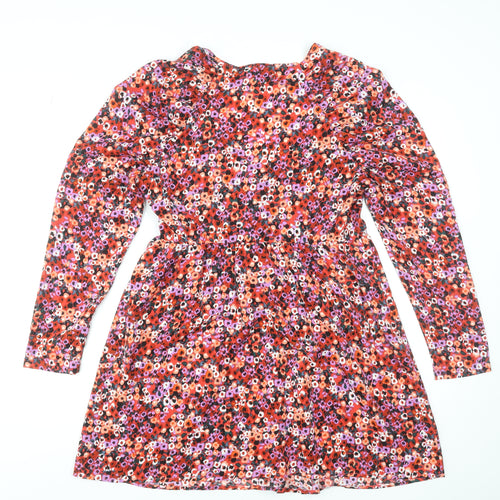 Urban Bliss Women’s Multicoloured Floral Fit & Flare Short Dress UK 12