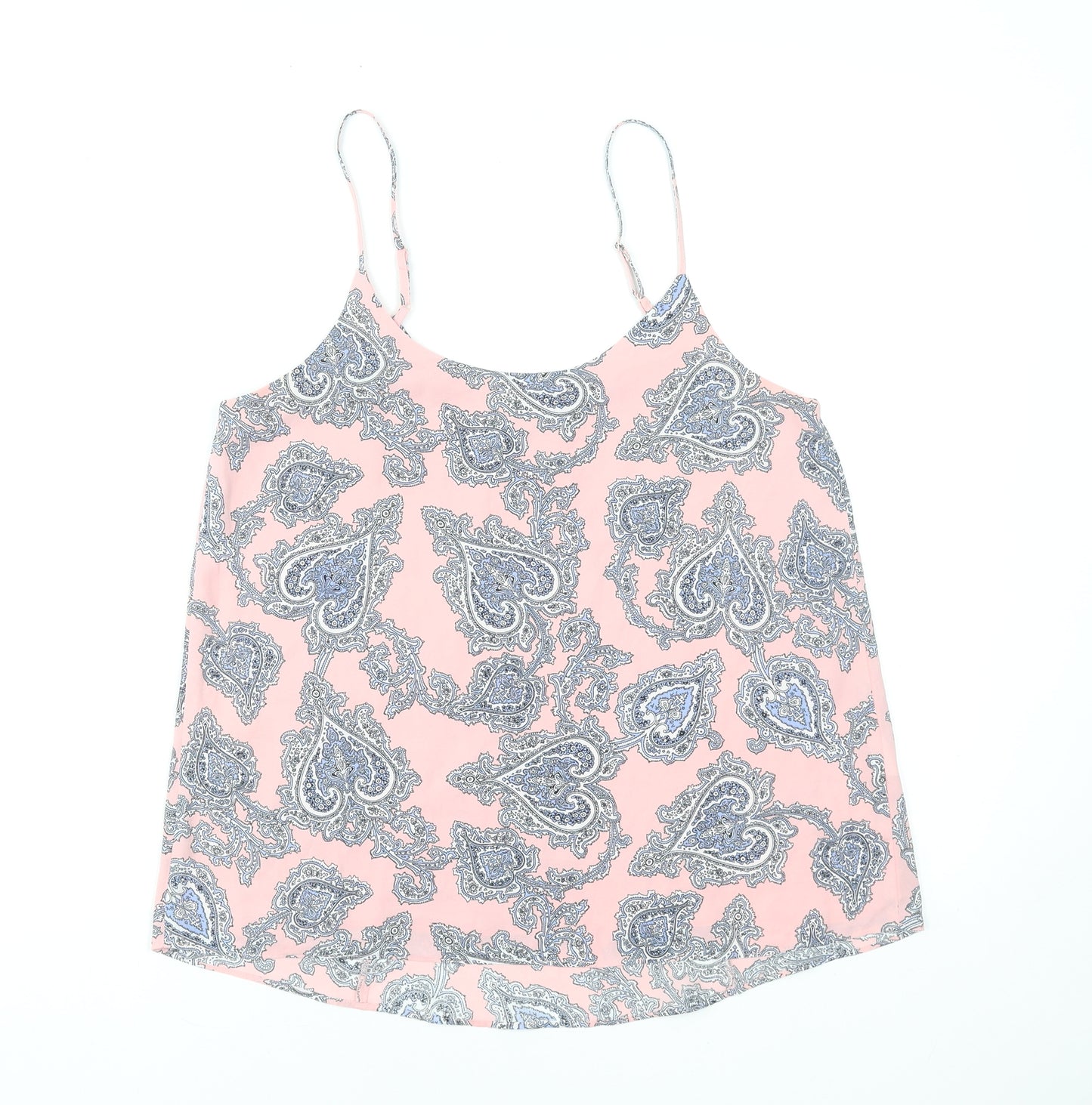 Oasis Women’s Pink Paisley Camisole Tank Top Size 12