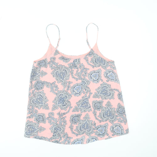 Oasis Women’s Pink Paisley Camisole Tank Top Size 12