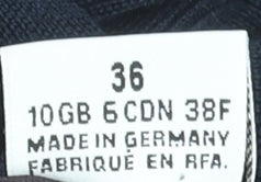 Lucia Women's Blue Wool Blend Midi Pencil Skirt Size 10