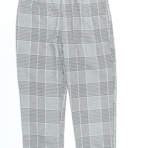Parisian Women’s Grey Check Slim Fit Trousers Size 10