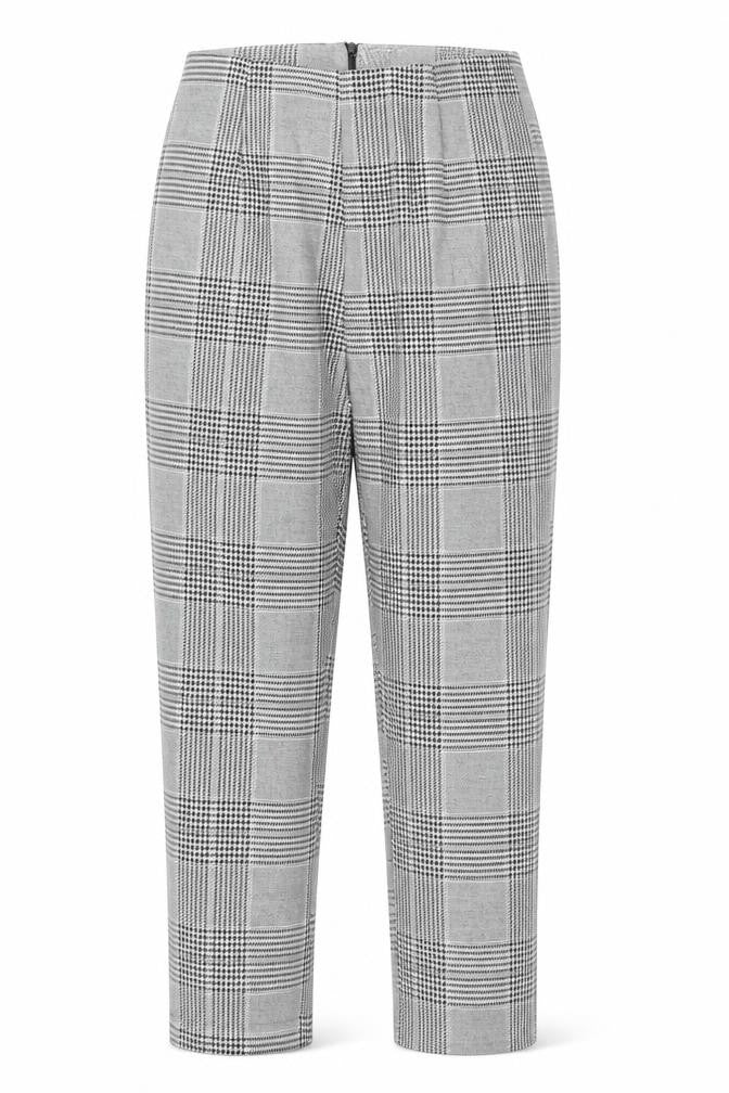 Parisian Women’s Grey Check Slim Fit Trousers Size 10