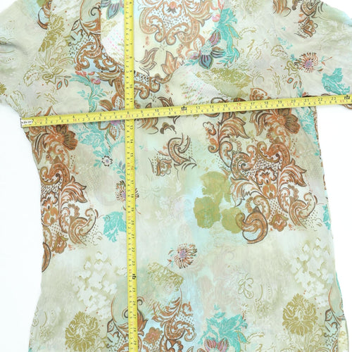 Marks and Spencer Per Una Women's Multicoloured Floral Blouse XL