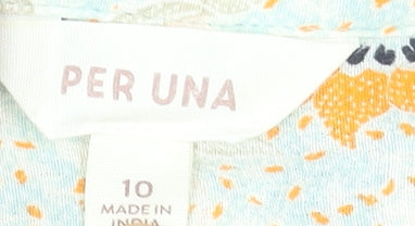 Marks and Spencer Per Una Women’s Floral Tunic Blouse Size 10 Multicoloured
