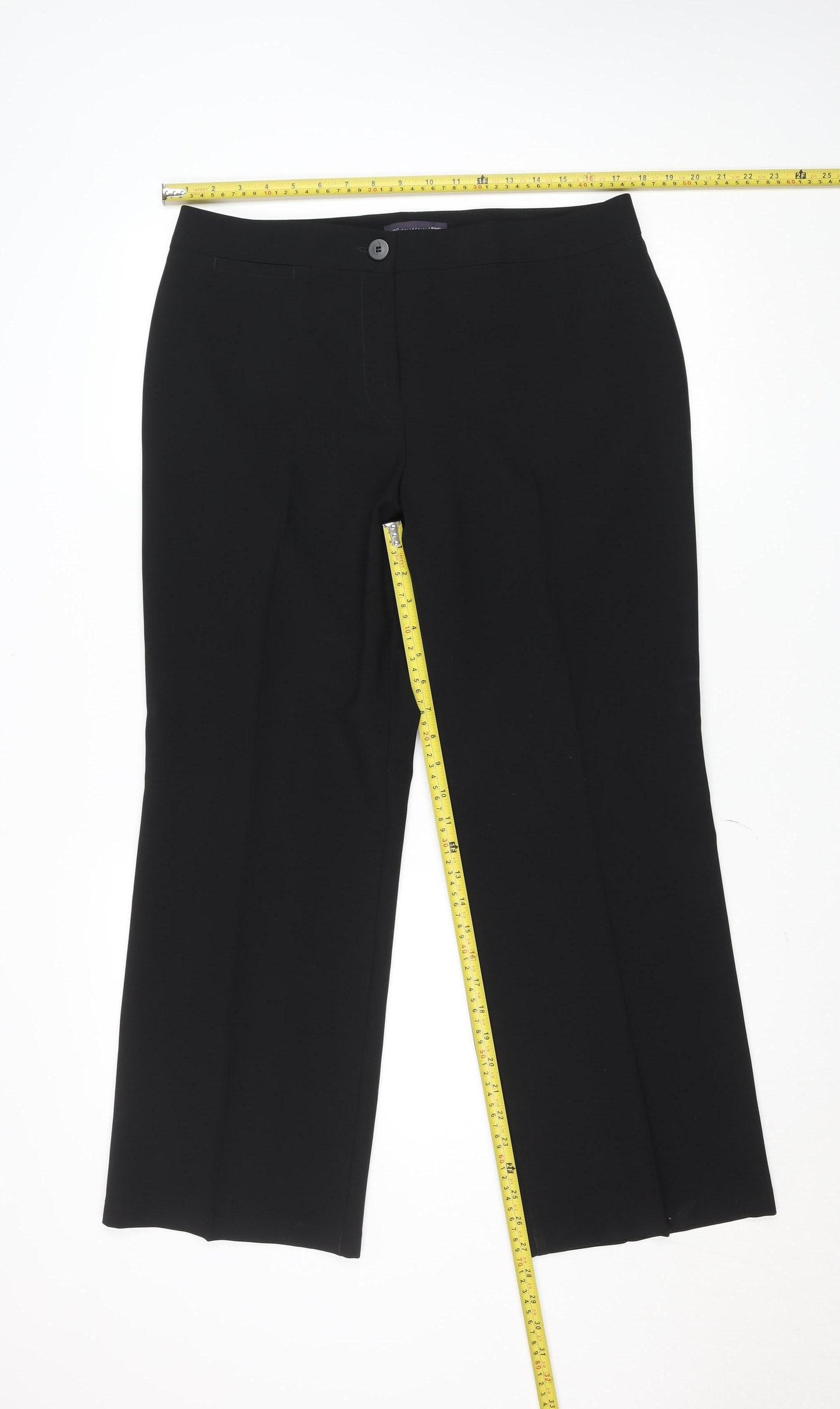 Marks and Spencer Women's Black Size 14 Short Dress Pants