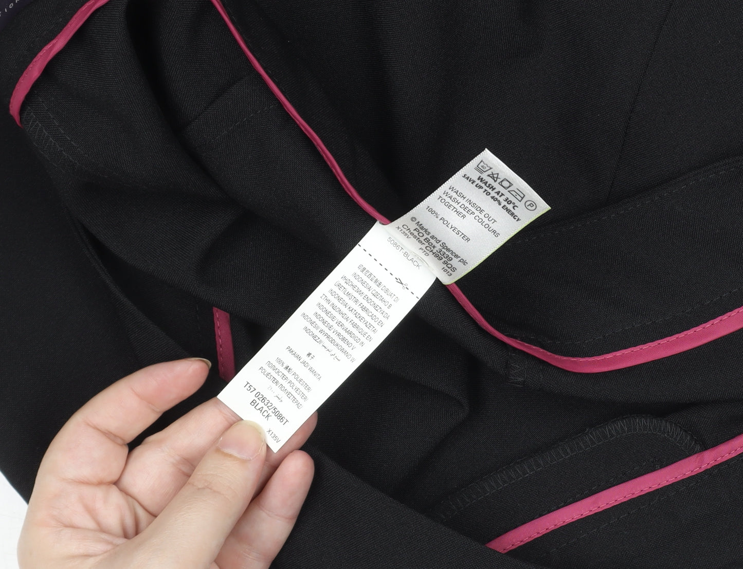 Marks and Spencer Women's Black Size 14 Short Dress Pants