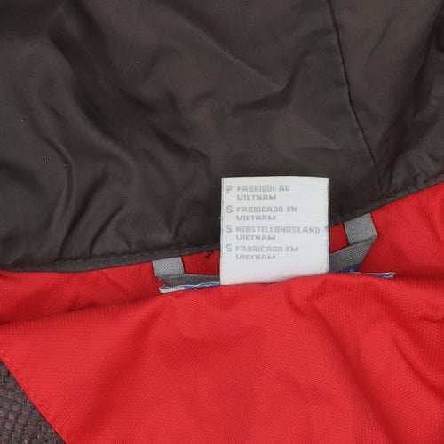 Columbia Women's Red Long Parka Jacket S Waterproof Hooded Coat