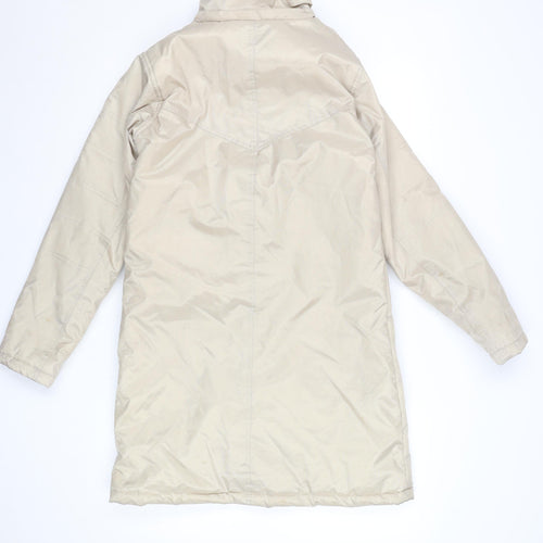 Roberto Celli Women's Beige Size 10 Long Puffer Coat