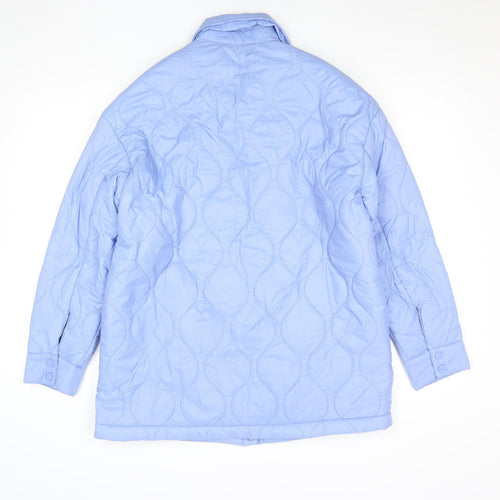 Primark Women’s Blue Quilted Nylon Jacket XS Lightweight Casual