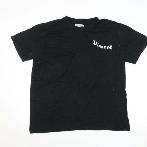 Van Gogh Museum Men’s Black Art Graphic T-Shirt Size M