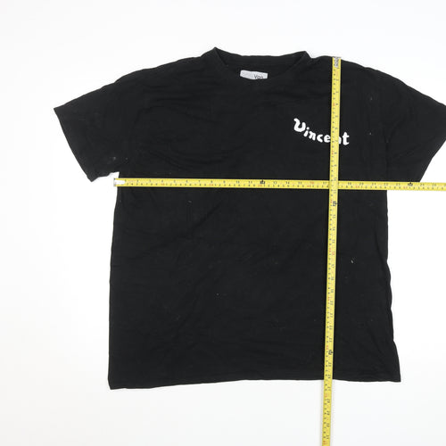 Van Gogh Museum Men’s Black Art Graphic T-Shirt Size M