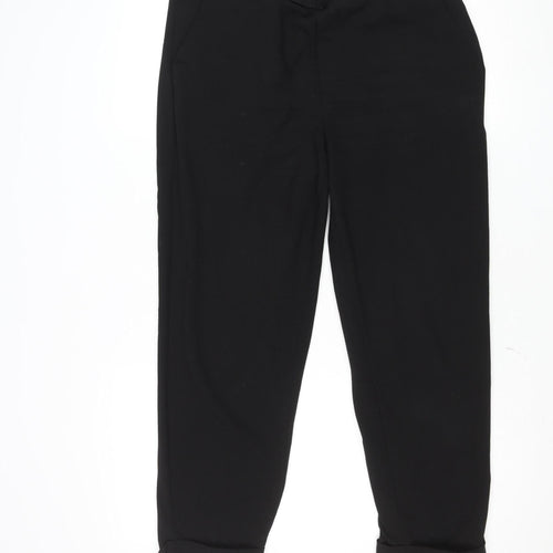Savida Women’s Black Size 14 Regular Tapered Stretch Trousers