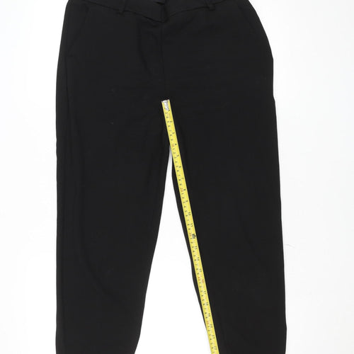 Savida Women’s Black Size 14 Regular Tapered Stretch Trousers