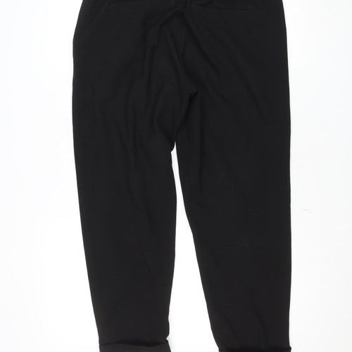 Savida Women’s Black Size 14 Regular Tapered Stretch Trousers