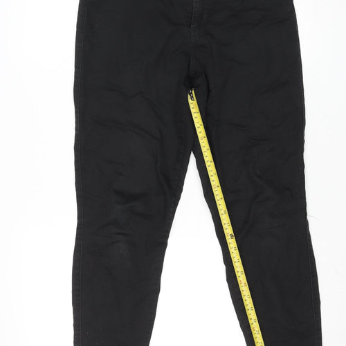 F&F Women's Black Slim Fit Jegging Trousers Size 12