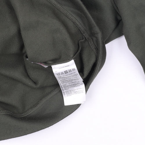 Regatta Great Outdoors Men's Green M 1/4 Zip Fleece Sweatshirt