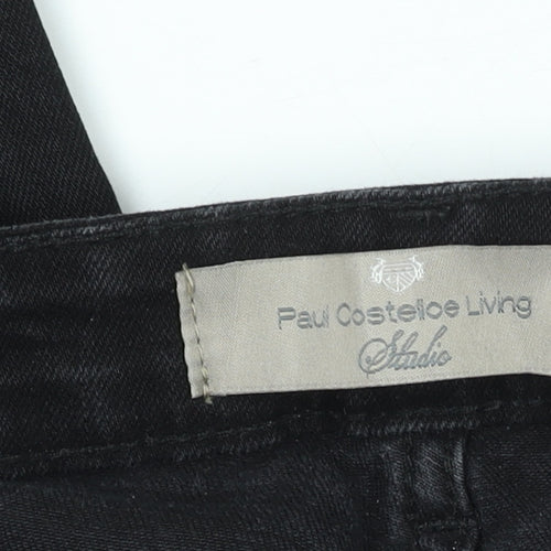 Paul Costelloe Living Studio Women's Black Straight Jeans Size 10