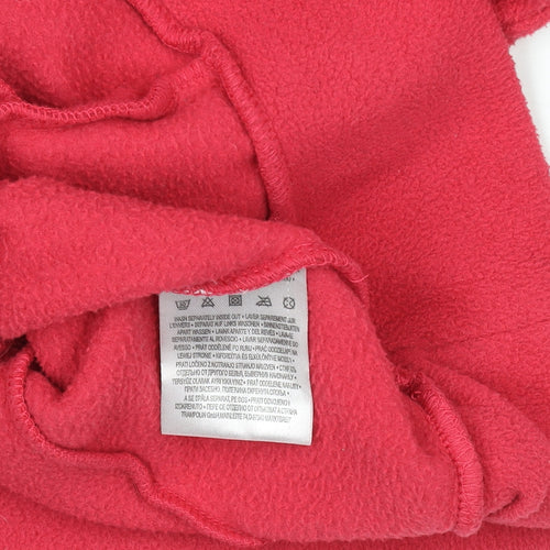Urban Surface Women's Red XS Fleece Pullover Sweatshirt with Pockets