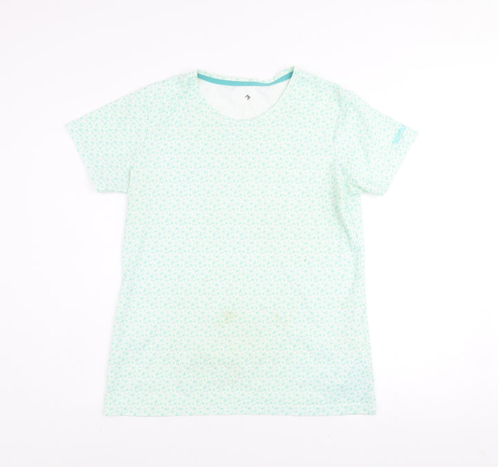 Regatta Women's Blue Floral Short Sleeve T-Shirt Size 14