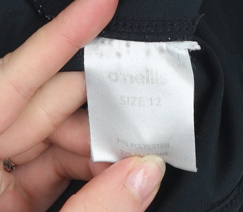 O'Neills Womens Black Size 12 Activewear Leggings Stretch Slim Fit