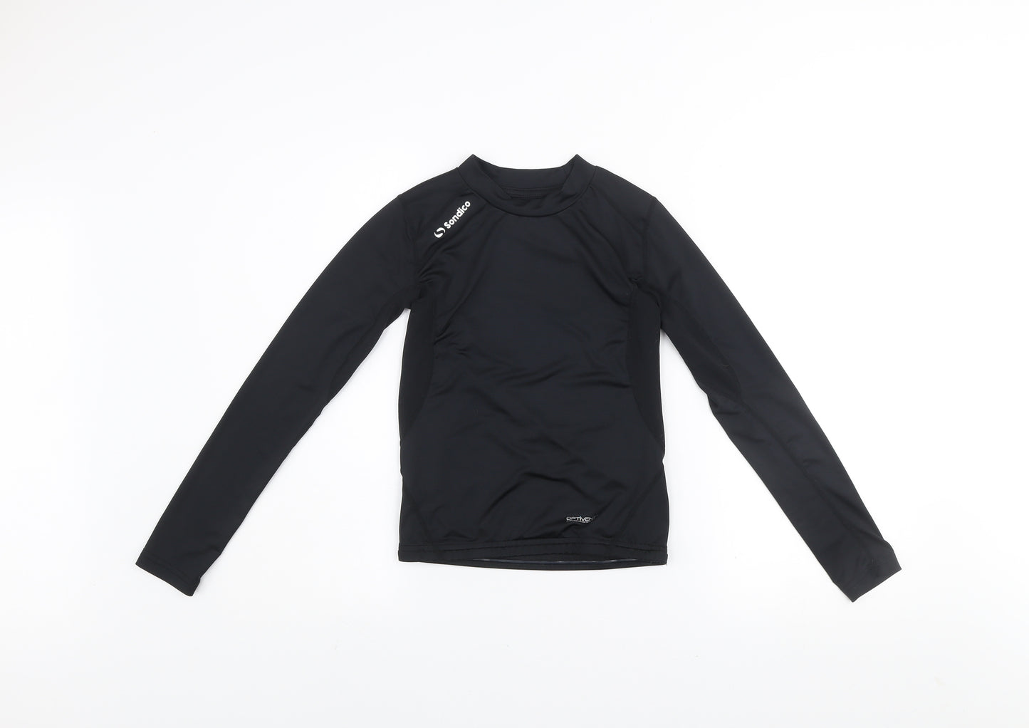 Sondico Boys Black Long Sleeve Compression T-Shirt 11-12 Years