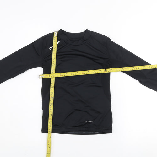 Sondico Boys Black Long Sleeve Compression T-Shirt 11-12 Years