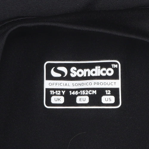Sondico Boys Black Long Sleeve Compression T-Shirt 11-12 Years