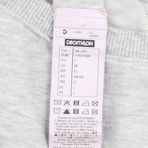 Decathlon Womens Grey Enjoy Life Pullover Sweatshirt Size 14