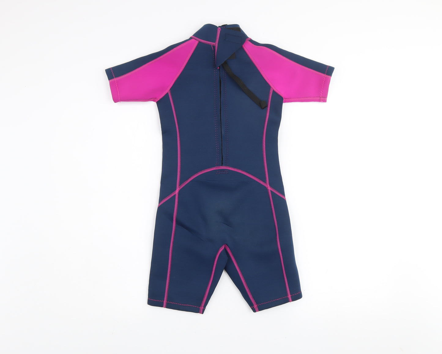 Mountain Warehouse Girls Blue 7-8 Years Short Sleeve Wetsuit