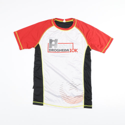 RVI Sports Mens Multicoloured Small Drogheda 10K Running T-Shirt