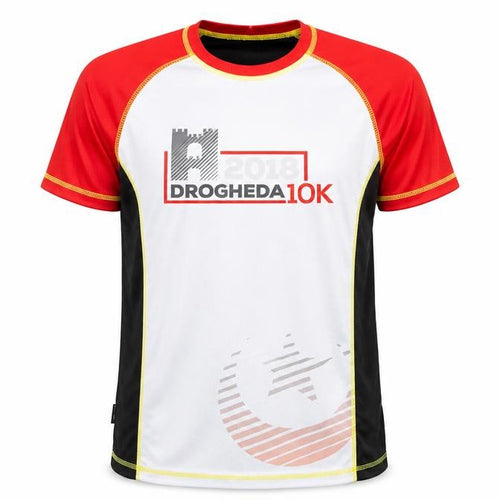 RVI Sports Mens Multicoloured Small Drogheda 10K Running T-Shirt