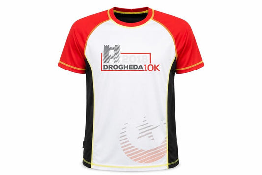 RVI Sports Mens Multicoloured Small Drogheda 10K Running T-Shirt