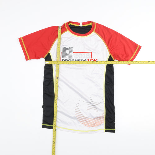 RVI Sports Mens Multicoloured Small Drogheda 10K Running T-Shirt