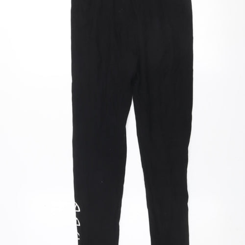 Ellesse Women's Black Cotton Stretch Ankle Leggings Size 12