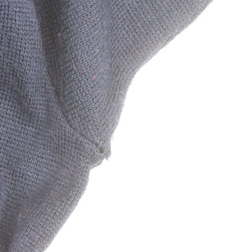 Summerland Men’s Navy Blue Wool Blend V-Neck Pullover Jumper Size L