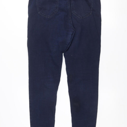 Savida Women Blue Skinny Mid Rise Stretch Jeans Size 14