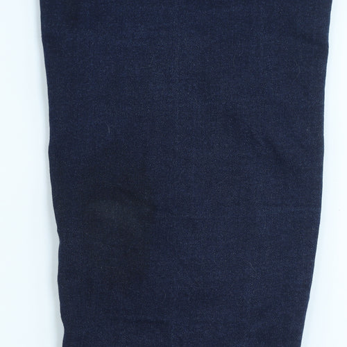 Savida Women Blue Skinny Mid Rise Stretch Jeans Size 14