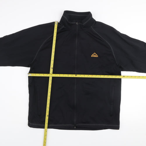 McKinley Men’s Black XL Softshell Jacket Full Zip Outdoor