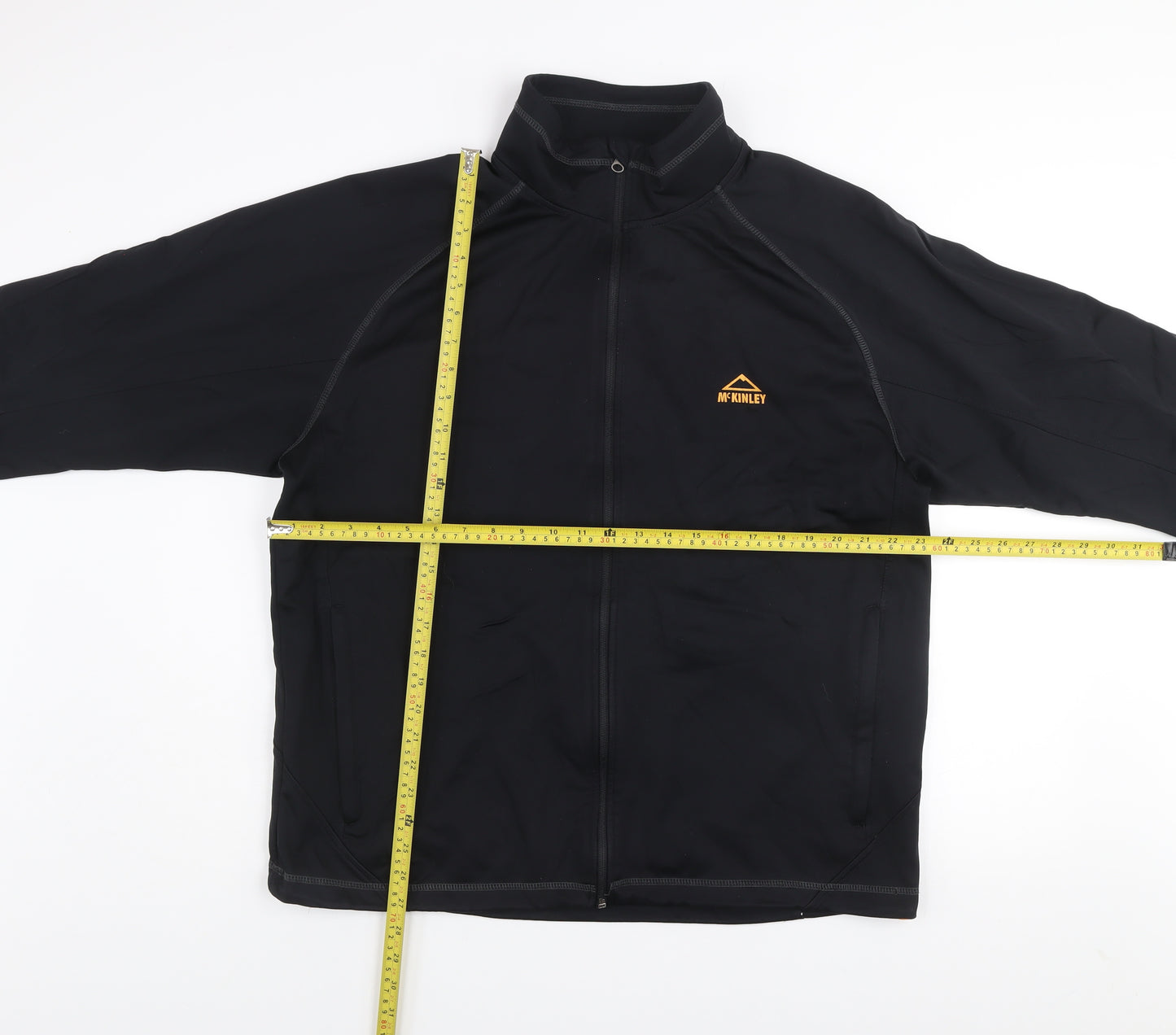 McKinley Men’s Black XL Softshell Jacket Full Zip Outdoor