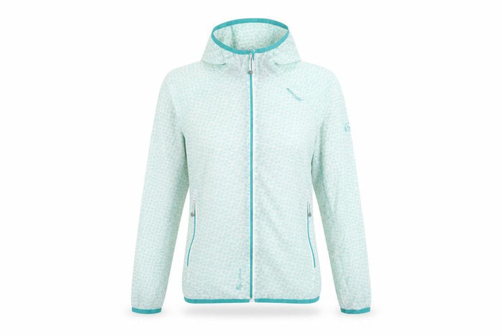 Regatta Womens Blue Lightweight Hooded Windbreaker Jacket UK 12