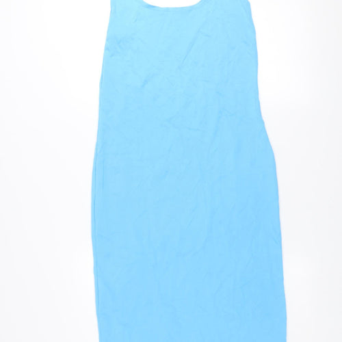 Primark Women Blue Sleeveless Bodycon Knee Length Dress L