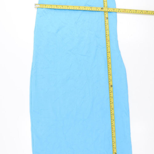Primark Women Blue Sleeveless Bodycon Knee Length Dress L
