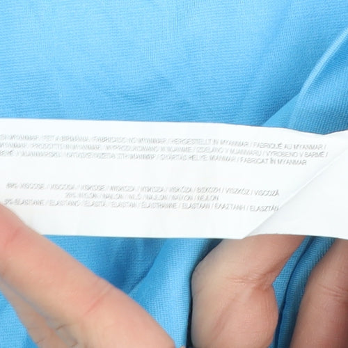 Primark Women Blue Sleeveless Bodycon Knee Length Dress L