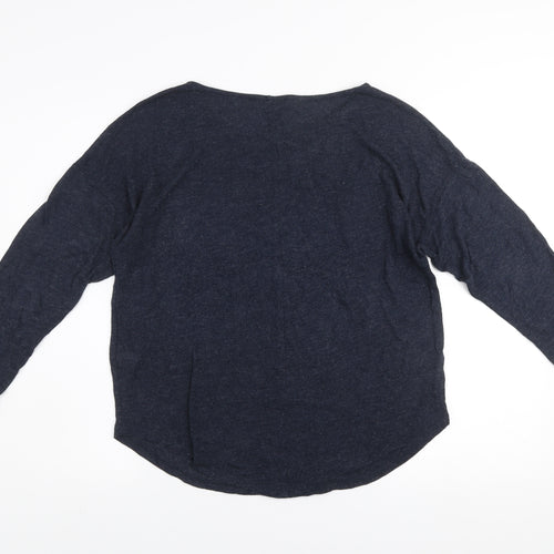 Atmosphere Women Blue Size 14 Relaxed Knit Pullover Jumper