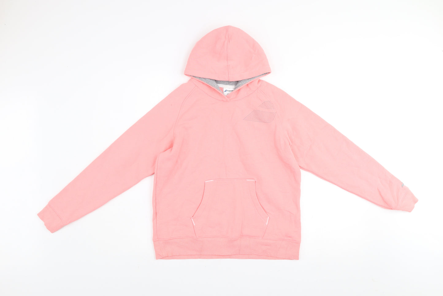 Babolat Teens Pink Cotton Blend Pullover Hoodie Size 12-14