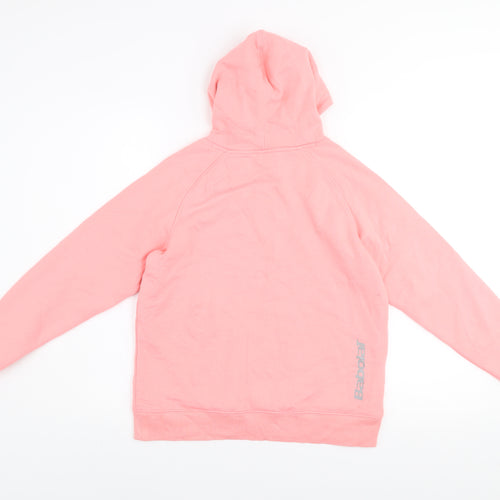Babolat Teens Pink Cotton Blend Pullover Hoodie Size 12-14