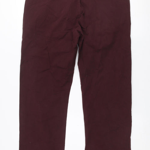 Dunnes Stores Men's Brown 34R Chino Trousers Cotton Blend
