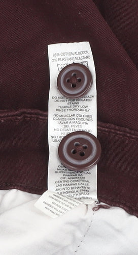 Dunnes Stores Men's Brown 34R Chino Trousers Cotton Blend