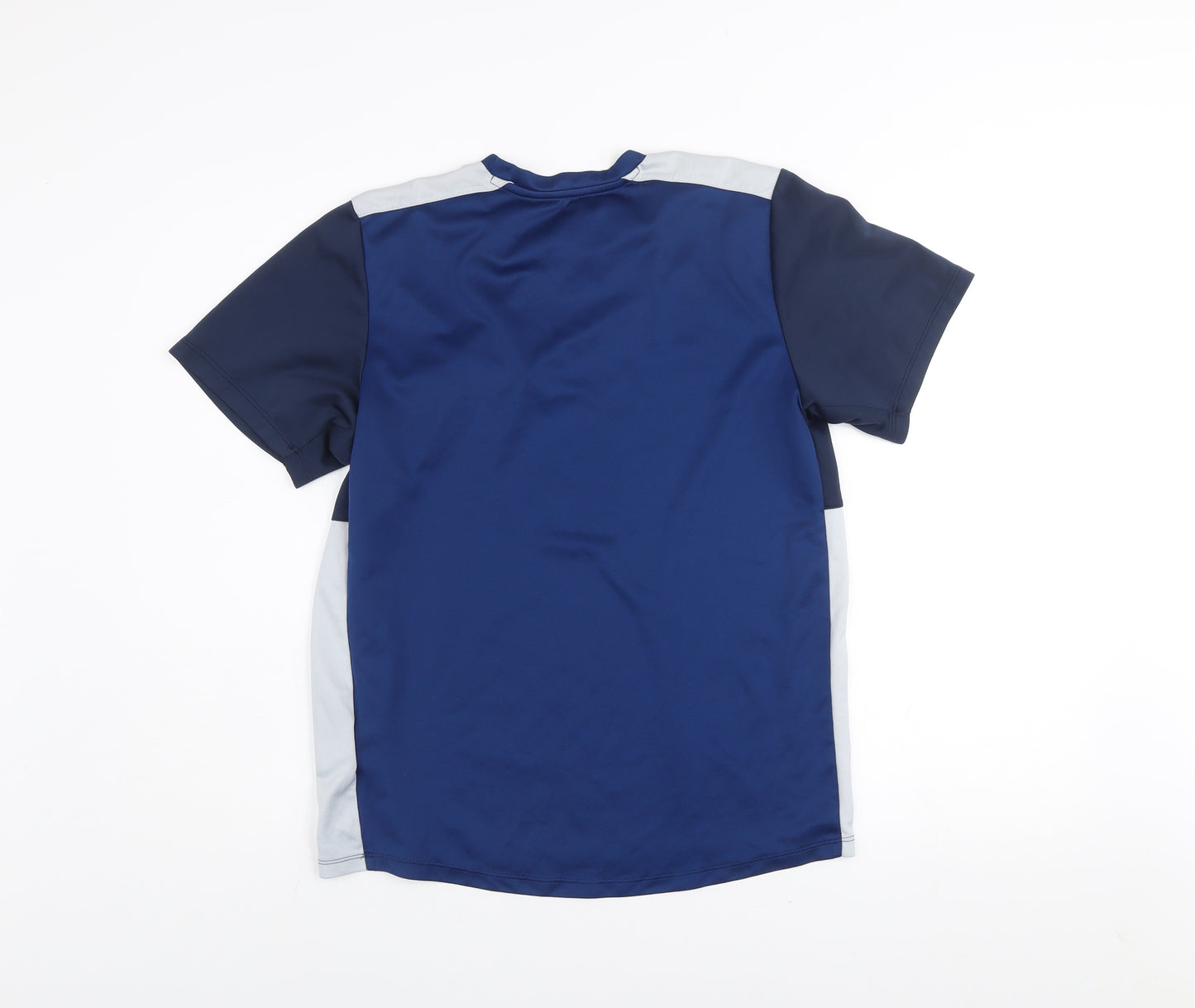 Umbro Men's Blue Colourblock Athletic Football T-Shirt M