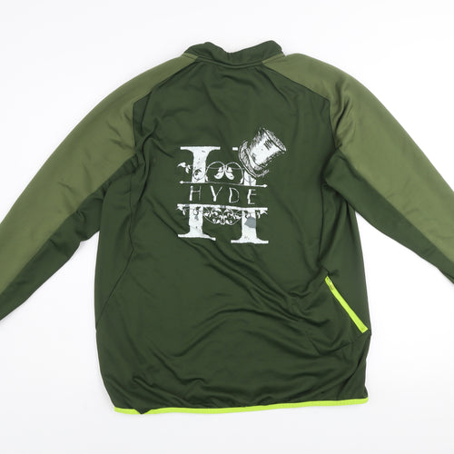 Umbro Men's Green 1/4 Zip Athletic Sweatshirt Size L